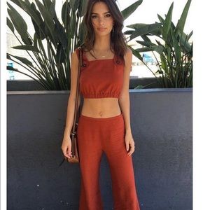 Staud SET crop tank and pant